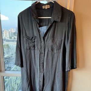 cloth & stone Shift Dress in Navy